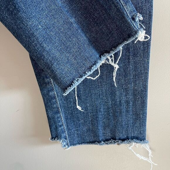 Joe's Jeans Slim Crop Distressed Raw Hem Mid-Rise | SZ 27 - Picture 13 of 16